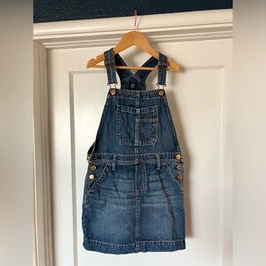 GAP Kids Denim Overall Dress, Size M